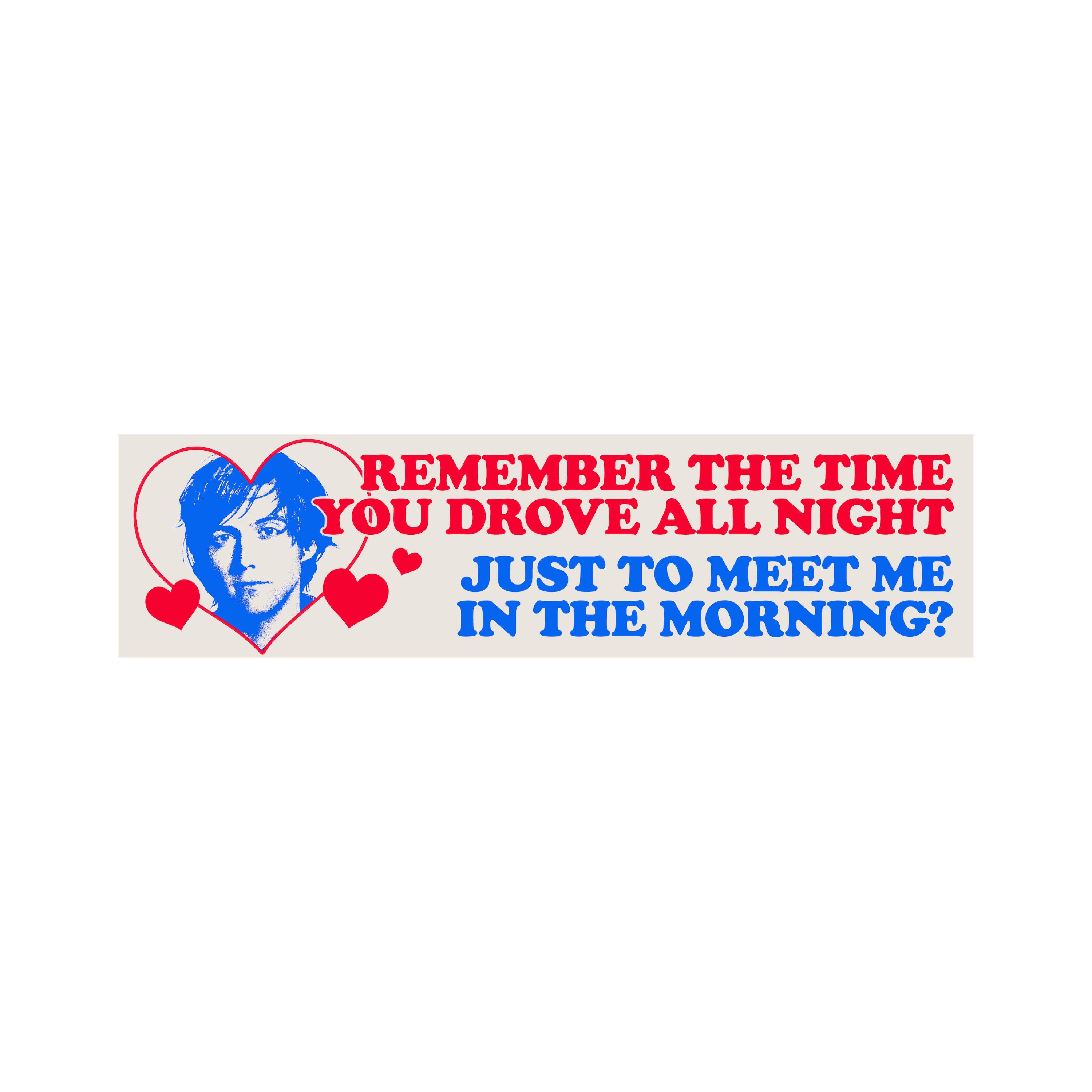 Remember The Time Bumper Sticker